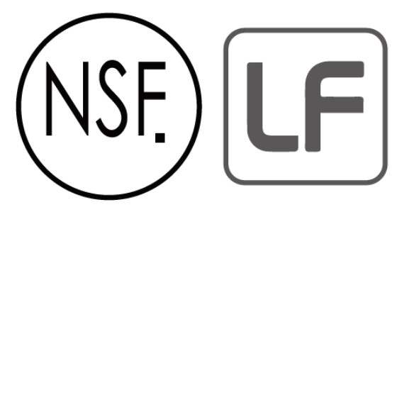 通過NSF與LF（Lead Free，無鉛）認證
