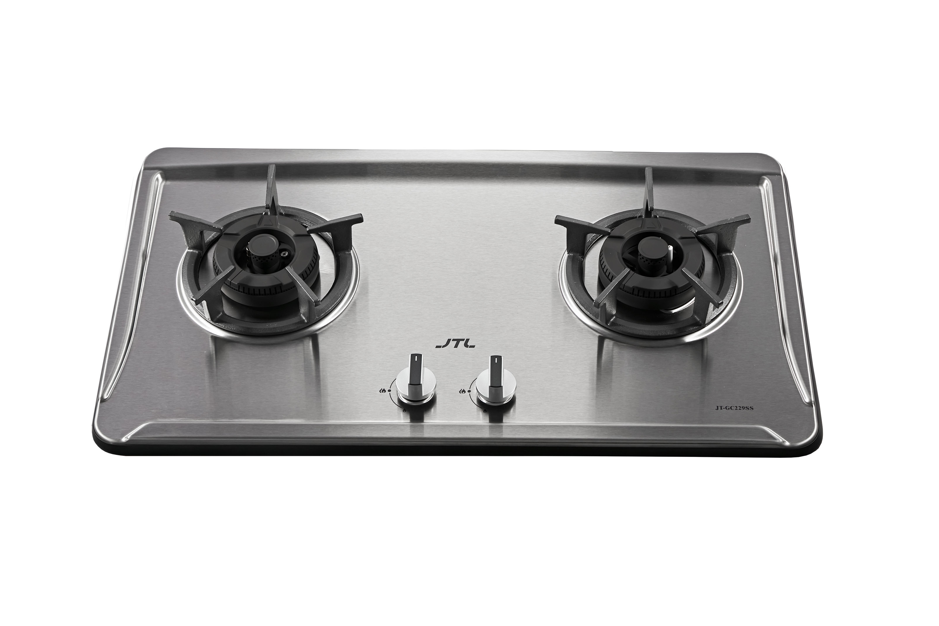 雙口不鏽鋼檯面爐