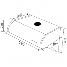 JT-1202 四呎排油煙機-JT-1202