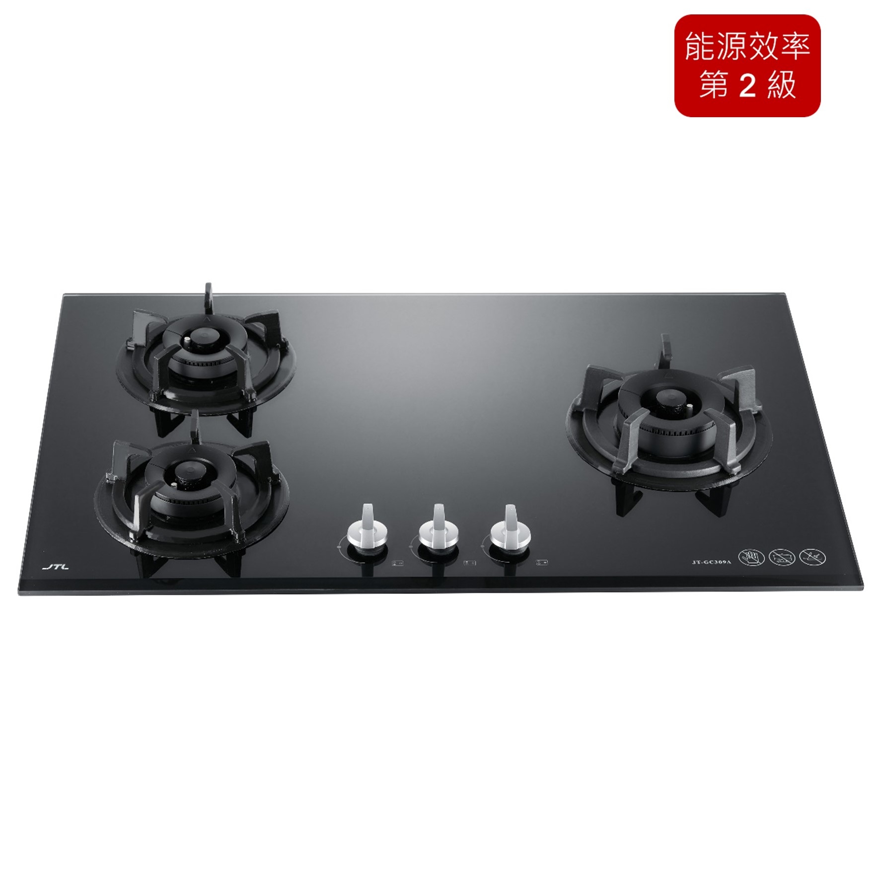 三口玻璃檯面爐 三口玻璃檯面爐